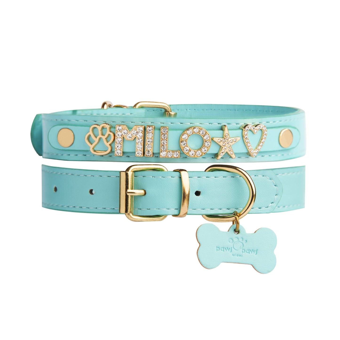 CUSTOM DOG COLLARS WITH STUDDED JEWELRY