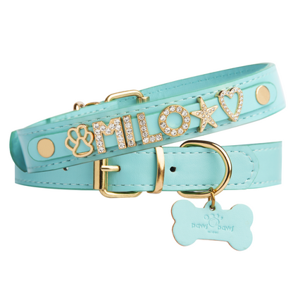 CUSTOM DOG COLLARS WITH STUDDED JEWELRY