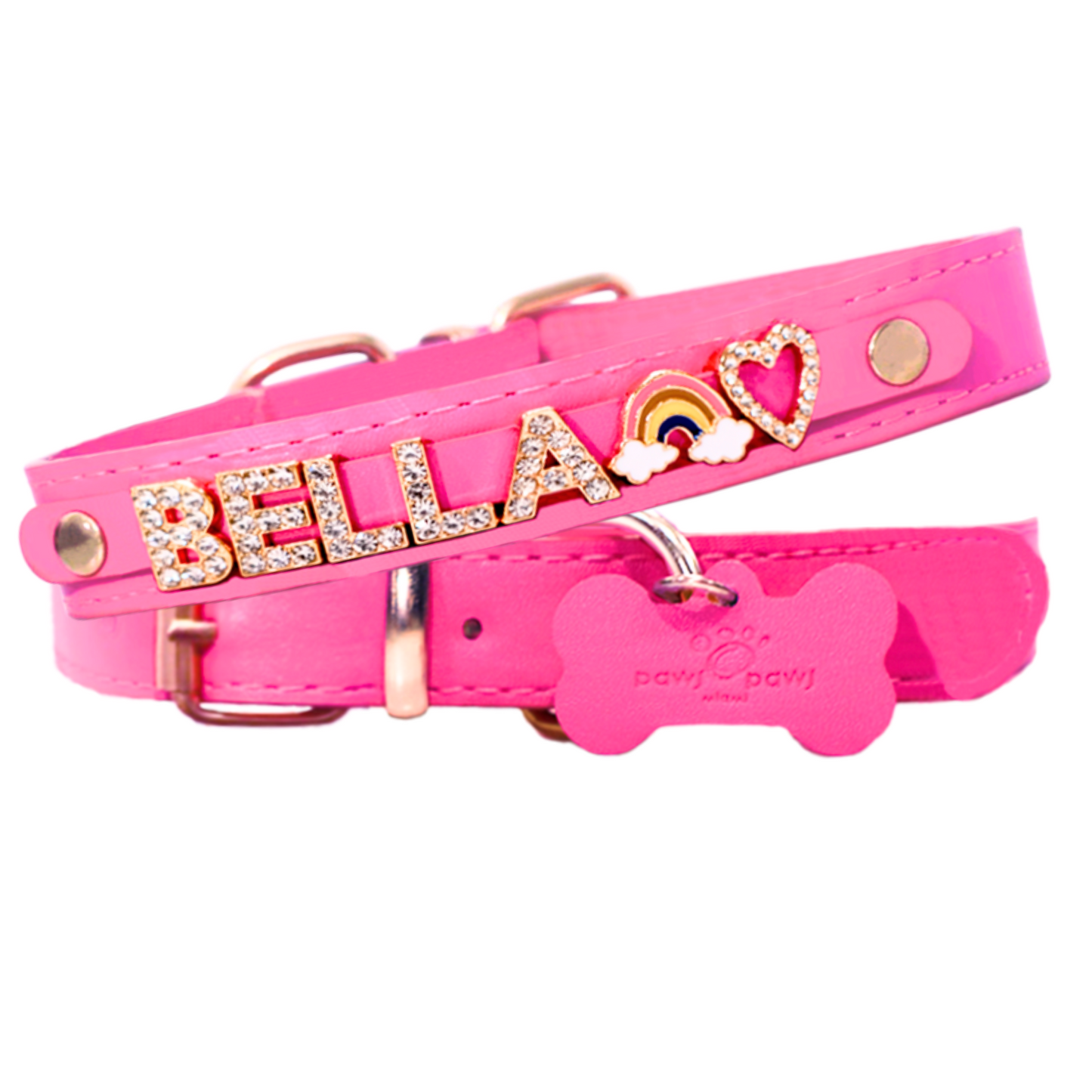 CUSTOM DOG COLLARS WITH STUDDED JEWELRY