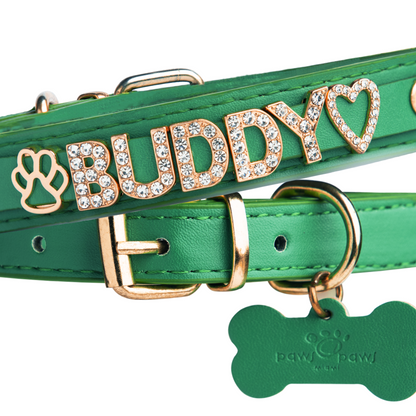 CUSTOM DOG COLLARS WITH STUDDED JEWELRY