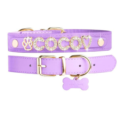 CUSTOM DOG COLLARS WITH STUDDED JEWELRY