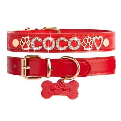CUSTOM DOG COLLARS WITH STUDDED JEWELRY