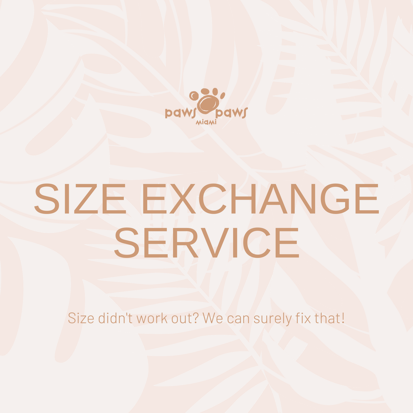 Size Exchange Service