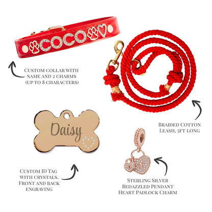 The Sparkle Gift Set in Red