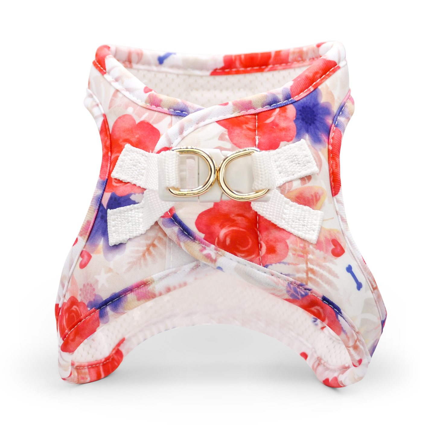 Step-In, No-Choke, Breathable Paws Paws Miami Floral Harness