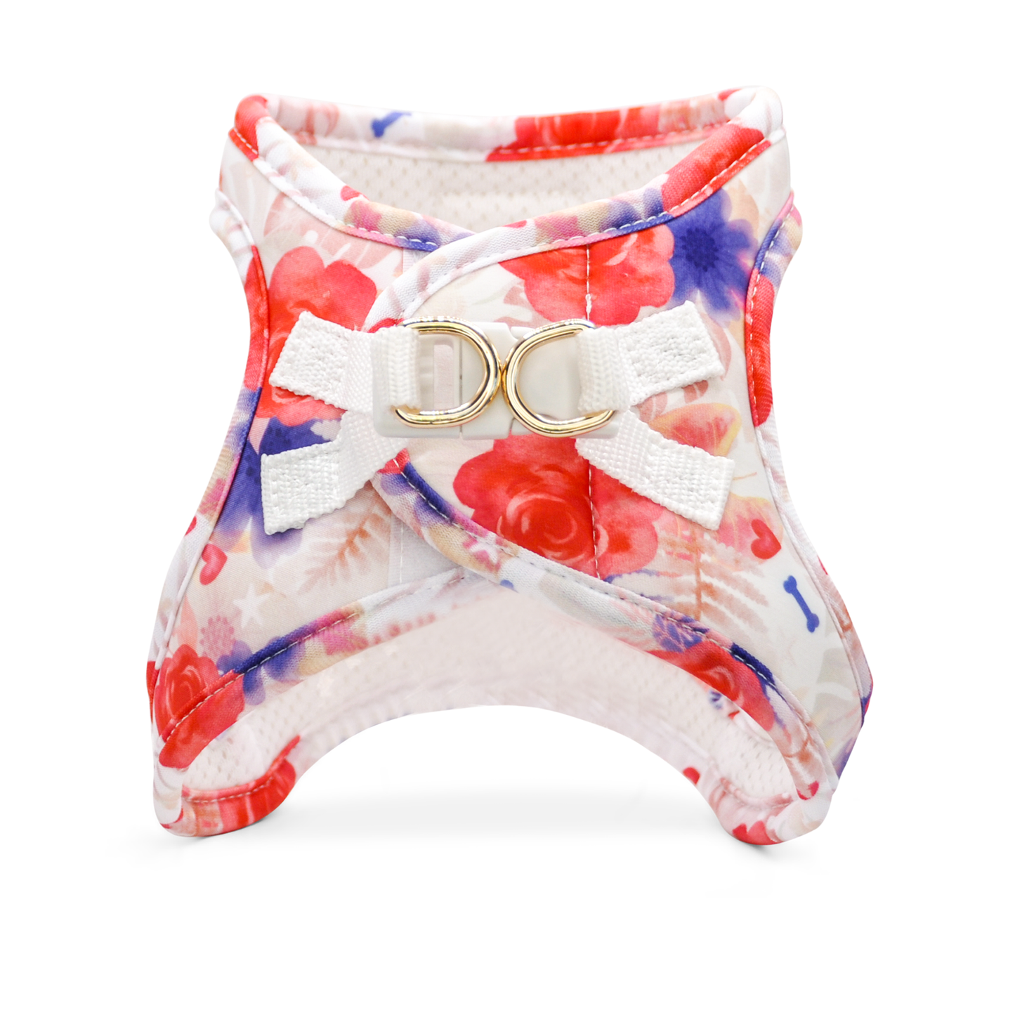 Step-In, No-Choke, Breathable Paws Paws Miami Floral Harness