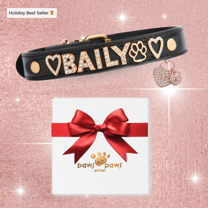 Mini Sparkle Gift Set – Collar, Heart Charm & Gift Box