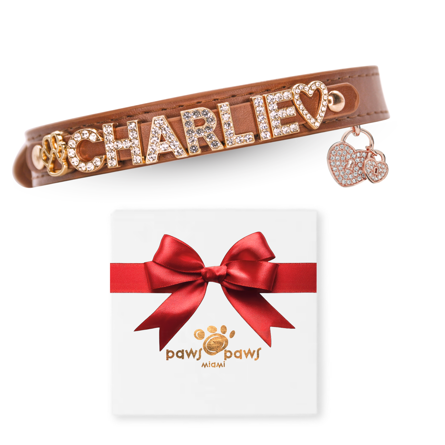 Mini Sparkle Gift Set – Collar, Heart Charm & Gift Box