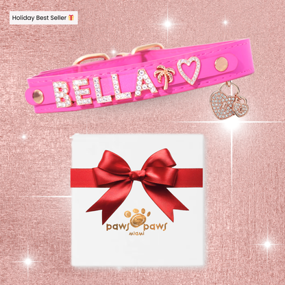 Mini Sparkle Gift Set – Collar, Heart Charm & Gift Box
