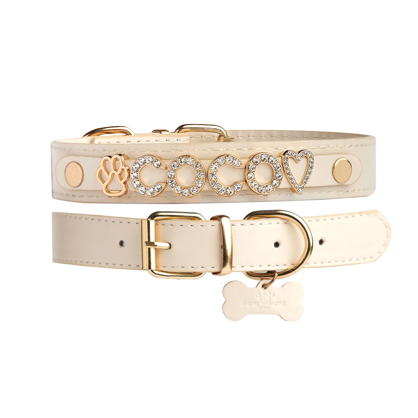 CUSTOM DOG COLLARS WITH STUDDED JEWELRY