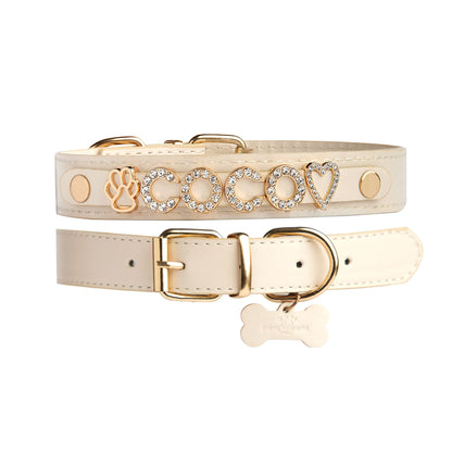 CUSTOM DOG COLLARS WITH STUDDED JEWELRY