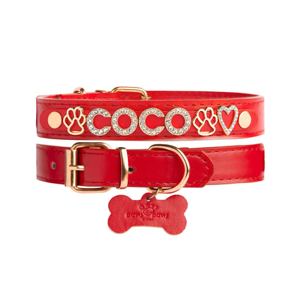 CUSTOM DOG COLLARS WITH STUDDED JEWELRY